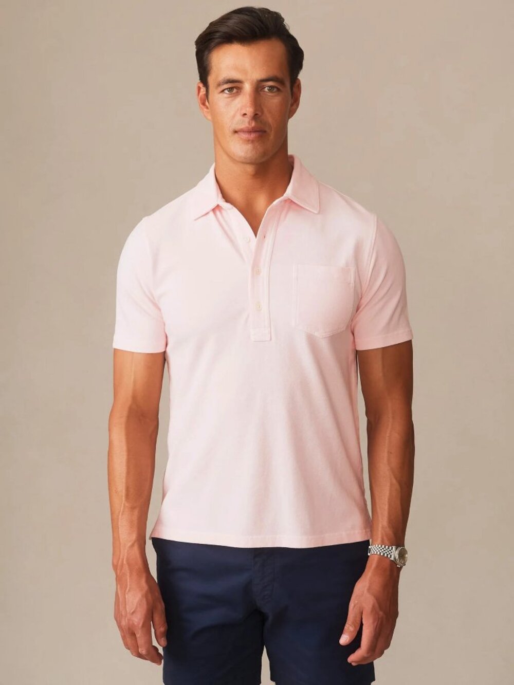 J McLaughlin Mantle Pique Polo - Quartz NEW